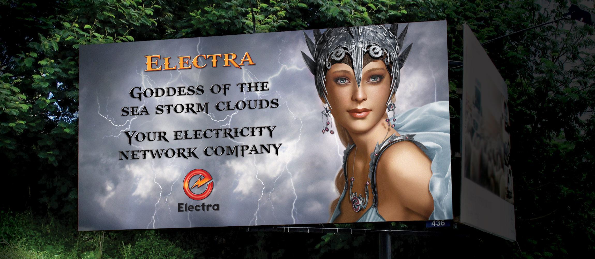 Electra, Branding, Print Design
