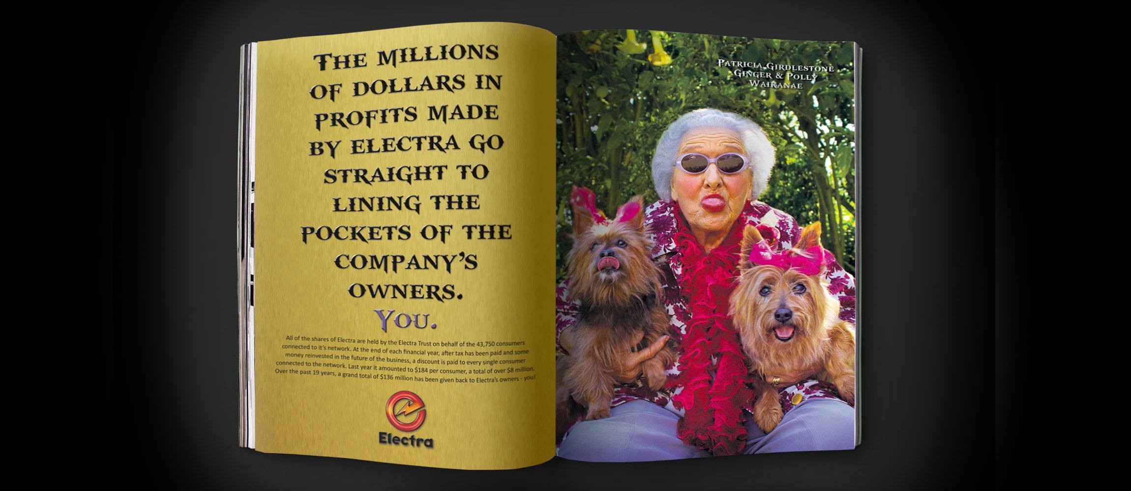 Electra, Branding, Print Design