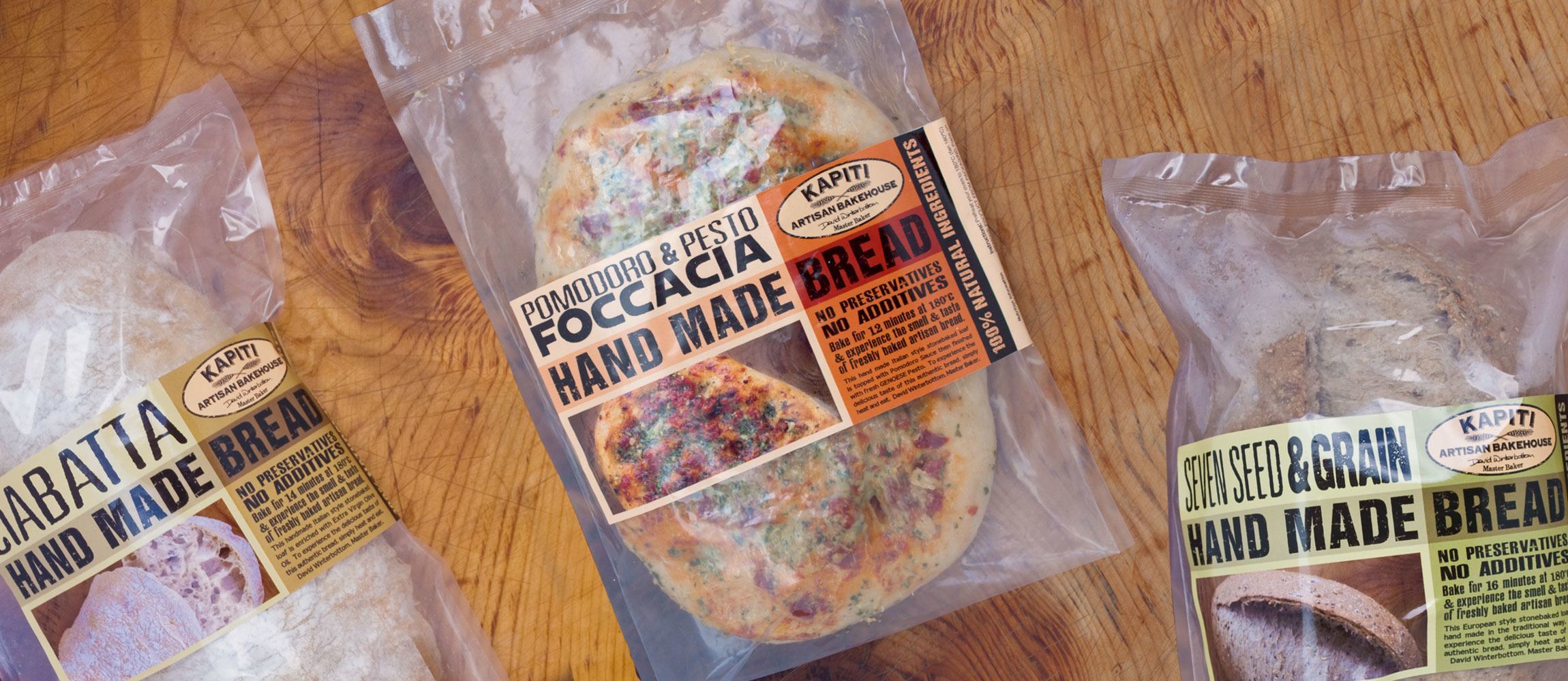 Packaging Design, Kapiti Artisan Bread, Luvly