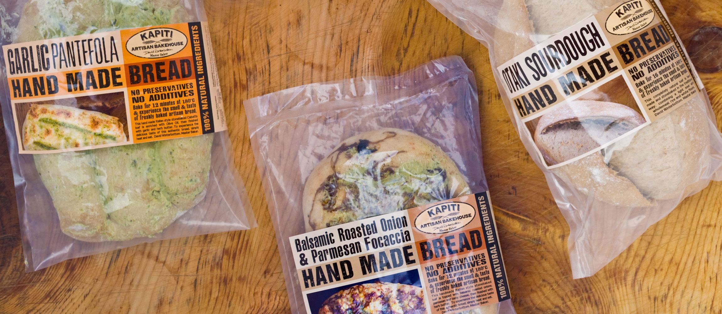 Packaging Design, Kapiti Artisan Bread, Luvly